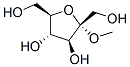 .alpha.-D-Fructofuranoside, methyl Structure