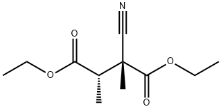 Butanedioic acid, 2-cyano-2,3-dimethyl-, diethyl ester, (R*,S*)- (9CI),152193-04-9,结构式