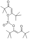 TITANIUM OXIDE BIS(TETRAMETHYLHEPTANEDIONATE)|双(2,2,6,6-四甲基-3,5-庚二酸)氧化钛