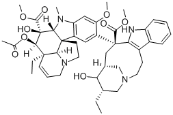 (4'R)-ビンカロイコブラスチン 化学構造式