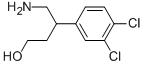 4-Amino-3-(3,4-dichlorophenyl)-1-butanol Struktur