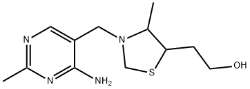 3-[(4-Amino-2-methyl-5-pyrimidinyl)methyl]-4-methyl-5-thiazolidineethanol,15233-41-7,结构式