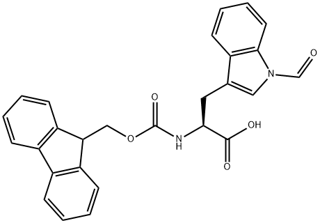 FMOC-TRP(FOR)-OH 化学構造式