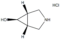 EXO-3-アザビシクロ[3.1.0]ヘキサン-6-オール塩酸塩 化学構造式