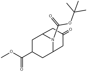 9-(叔丁基)3-甲基7-氧代-9-氮杂双环[3.3.1]壬烷-3,9-二羧酸酯,1523571-20-1,结构式