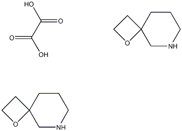 1-氧杂-6-氮杂螺[3.5]壬烷草酸盐(2:1), 1523606-44-1, 结构式