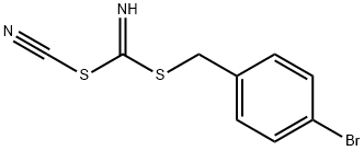 (4-BROMOPHENYL) METHYL CYANOCARBONIMIDODITHIOATE Structure