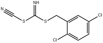 (2,5-DICHLOROPHENYL) METHYLCYANOCARBONIMIDODITHIOATE Structure