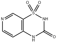 2H-Pyrido[4,3-e]-1,2,4-thiadiazin-3(4H)-one,1,1-dioxide(9CI) Structure