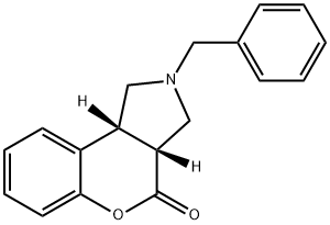 2-BENZYL-2,3,3A,9B-TETRAHYDRO-1H-5-OXA-2-AZA-CYCLOPENTA[A]NAPHTHALEN-4-ONE Struktur
