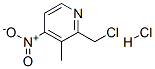2-氯甲基-3-甲基-4-硝基吡啶(盐酸) 结构式