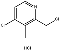 4-Chloro-2-(chloromethyl)-3-Methyl Pyridine Hydrochloride  化学構造式