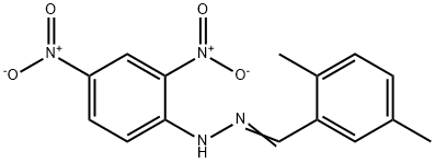 2,5-二甲基苯甲醛-DNPH, 152477-96-8, 结构式
