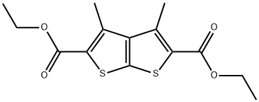 DIETHYL 3,4-DIMETHYLTHIENO[2,3-B]THIOPHENE-2,5-DICARBOXYLATE Struktur