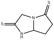 1H-Pyrrolo[1,2-a]imidazole-2,5(3H,6H)-dithione,  dihydro- 结构式