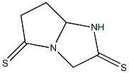 1H-Pyrrolo[1,2-a]imidazole-2,5(3H,6H)-dithione,  dihydro-,  (-)- Structure