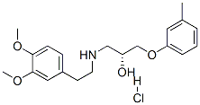 bevantolol hydrochloride 结构式