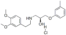 bevantolol hydrochloride 结构式