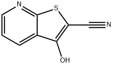 Thieno[2,3-b]pyridine-2-carbonitrile, 3-hydroxy- (9CI) 结构式