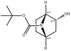(1r,2r,4s)-rel-7-boc-7-azabicyclo[2.2.1]heptan-2-ol Struktur