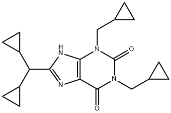 1,3-Bis(cyclopropylmethyl)-8-(dicyclopropylmethyl)xanthine|