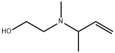 Ethanol, 2-[methyl(1-methyl-2-propenyl)amino]- (9CI) 结构式