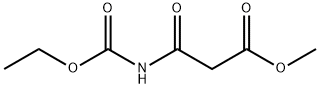 Propanoic  acid,  3-[(ethoxycarbonyl)amino]-3-oxo-,  methyl  ester 结构式