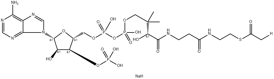 ACETYL COENZYME A, [ACETYL-3H] 结构式