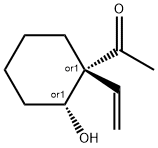 Ethanone, 1-(1-ethenyl-2-hydroxycyclohexyl)-, cis- (9CI) 结构式