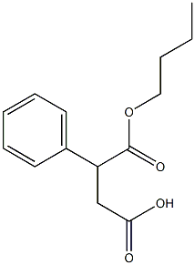 Butanedioic acid, phenyl-, 4-butyl ester (9CI) 化学構造式