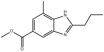 7-METHYL-2-PROPYL-1H-BENZOIMIDAZOLE-5-CARBOXYLIC ACID METHYL ESTER Structure