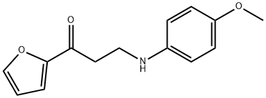 1-(2-FURYL)-3-(4-METHOXYANILINO)-1-PROPANONE Structure