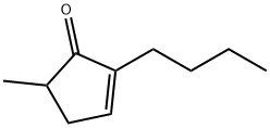 2-BUTYL-5-METHYLCYCLOPENT-2-EN-1-ONE, 15263-86-2, 结构式