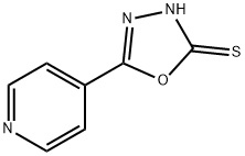 5-(4-PYRIDYL)-1,3,4-OXADIAZOLE-2-THIOL Struktur