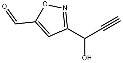 5-Isoxazolecarboxaldehyde, 3-(1-hydroxy-2-propynyl)- (9CI),152663-46-2,结构式