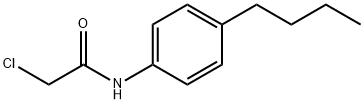 N-(4-丁基苯基)-2-氯-乙酰胺,1527-62-4,结构式
