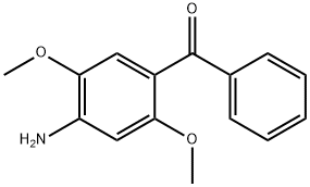 4-amino-2,5-dimethoxybenzophenone Struktur