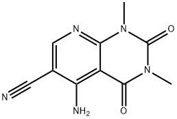 5-amino-6-cyano-1,3-dimethyl-1,2,3,4-tetrahydropyrido(2,3-d)pyrimidine-2,4-dione|