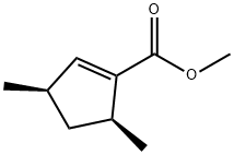 1-Cyclopentene-1-carboxylicacid,3,5-dimethyl-,methylester,(3R-cis)-(9CI) 化学構造式