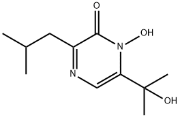 1-Hydroxy-6-(1-hydroxy-1-methylethyl)-3-isobutyl-2(1H)-pyrazinone,15272-17-0,结构式