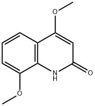 4,8-Dimethoxy-2-quinolinol Structure