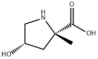 L-Proline, 4-hydroxy-2-methyl-, cis- (9CI) Structure