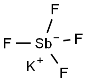 POTASSIUM TETRAFLUOROANTIMONATE Structure