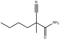 Hexanamide,  2-cyano-2-methyl- 结构式