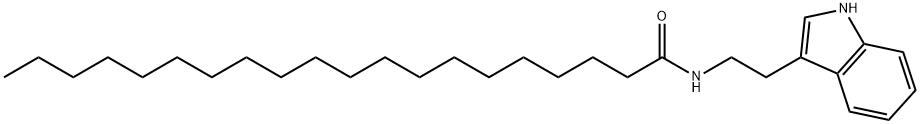 EICOSANOIC ACID TRYPTAMIDE Structure