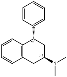 1-phenyl-3-dimethylamino-1,2,3,4-tetrahydronaphthalene Structure