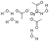 酢酸ジスプロシウム四水和物 化学構造式