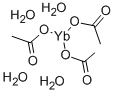 乙酸镱(III)水合物,15280-58-7,结构式