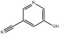 3-シアノ-5-ヒドロキシピリジン 化学構造式
