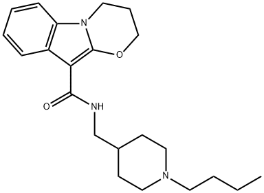 PIBOSEROD,2H-(1,3)OXAZINO(3,2-A)INDOLE-10-CARBOXAMIDE, N-((1-BUTYL-4-PIPERIDINYL)METHYL)-3,4-DIHYDRO-